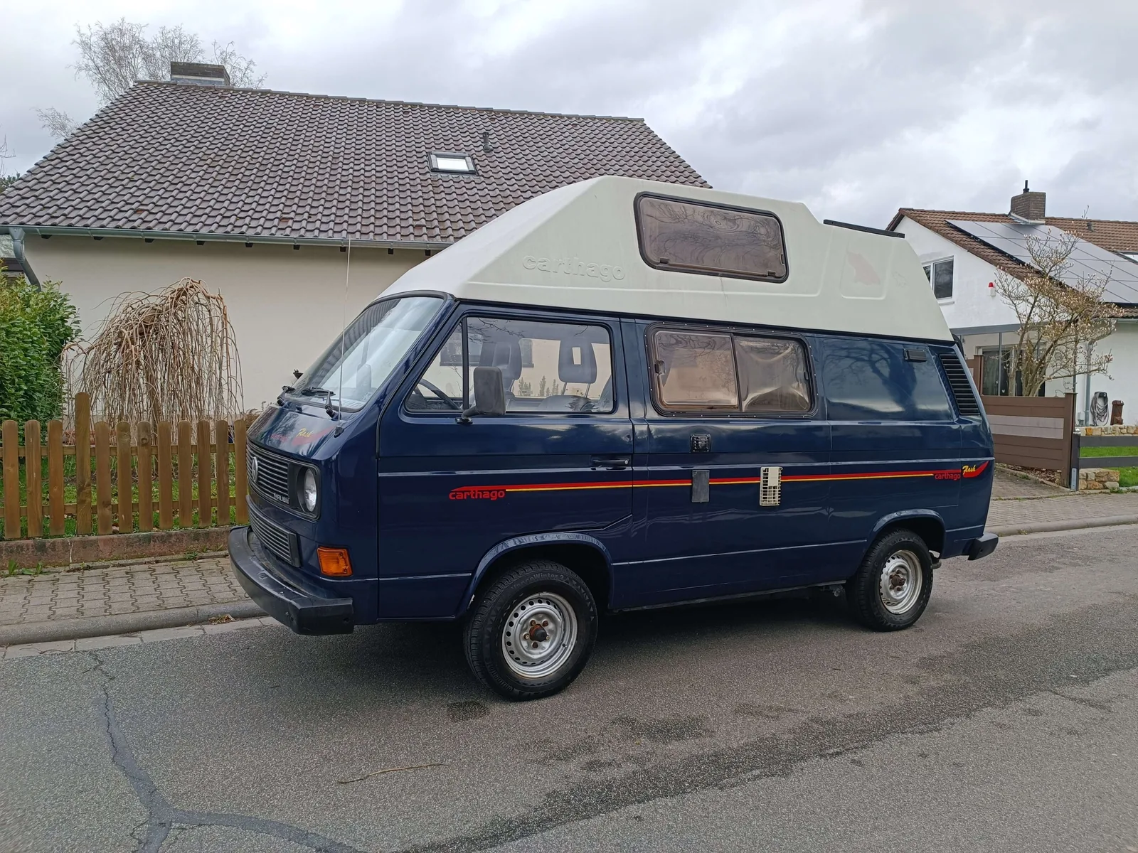 Volkswagen Transporter T3 Westfalia de trois quarts avant